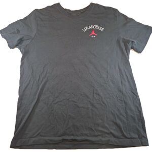Jordan Los Angeles Jumpman Tee Men’s L Black Graphic Streetwear Shirt